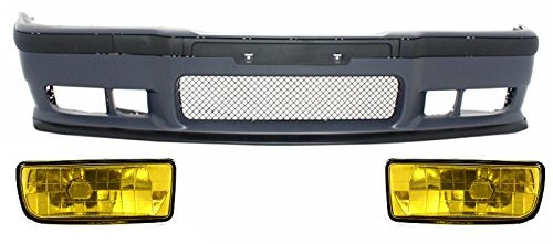 KITT COFBBME36M3FY M3 Design Frontstoßstange + Nebelscheinwerfer, Lampen, Gelb