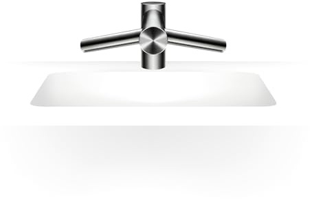 Dyson Airblade Wash+Dry Hand Dryer Short 120V, Stainless Steel – HEPA Filter, Energy Efficient, Fast Drying