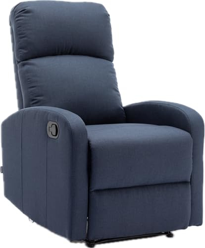 Astan Hogar Sillón Relax con Reclinación Manual, Tapizado en Tela. Modelo Premium Plus AH-AR30610DN,