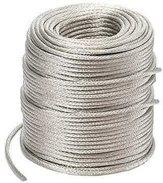 XMRISE Geflochtene Kupferdraht verzinnt Drainzuleitungskabel Strom Stranded Runde blank Flexible Erdung leitend 1m,75#Diameter:13.5mm/0.54inch