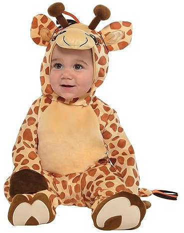 Amscan 9908444 barn junior giraff kostym (2-3 år), unisex barn, flerfärgad