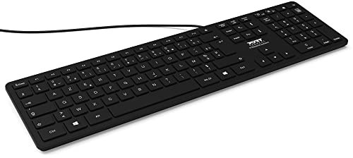 pport Connect Clavier USB de Bureau Professionnel 109 Touches 6 raccourcis multimédias Design Ultra Fin et élégant USB-a & USB-c Plug & Play Noir