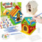 Heyzeibo DIY Vogelhaus Bausatz für Kinder, Spielzeug Geschenke für Alter 3 4 5 6+ Jahre alt Jungen Mädchen, 3 Stück Super große Basteln Holz Vogelkasten zu Bauen und Malen