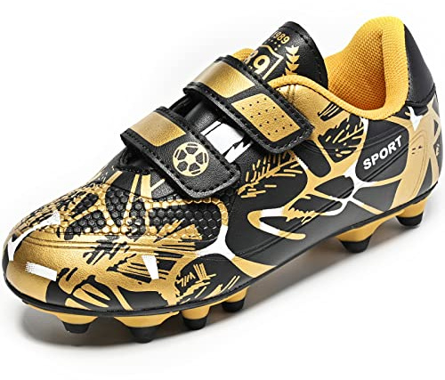 Botas Futbol Niños Antideslizante Césped Artificial Tacos Zapatillas de Futbol con Tacos 28-37EU