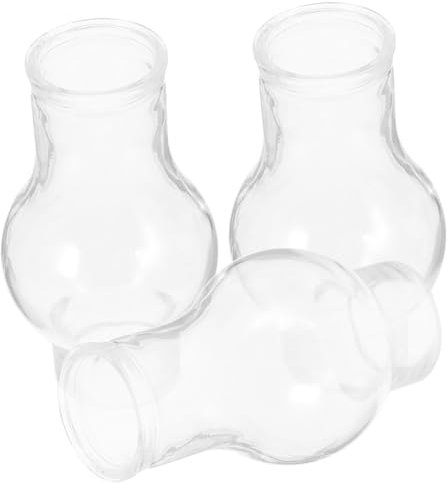 Garneck 3stücke Lampenschirm Aus Glas Für Öllampen Retro-stil Lampenabdeckung Glas Zubehör Für Petroleumlampen Exquisites Dekor Für Zuhause Oder Geschäft