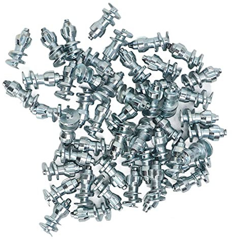 Punte per Pneumatici per Ghiaccio 50pcs Punte per Pneumatici Vite Prigioniera per Pneumatici Antiscivolo Universale per Auto Bici Camion Carrello Elevatore Fuoristrada