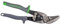 Klein Tools 2401R Right-Cutting Offset Snips, Aviation Tin Snips with Forged Blade for Precision Sheet Metal Cutting