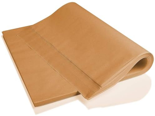 100 Blatt ungebleichtes Backpapier, vorgeschnittenes Backpapier zum Backen, sicheres doppellagiges Lebensmittelverpackungspapier für halbe Blatt, Kochen, Grillen