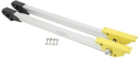 SUDEG Ladder Stabilizer,Leiterhaken Leiter Zubehör,Dachleiter Stabilisator mit Rutschfesten Gummifüßen,Leiter Nivellierfüße,Ladet bis zu 440lbs,Länge 630 mm