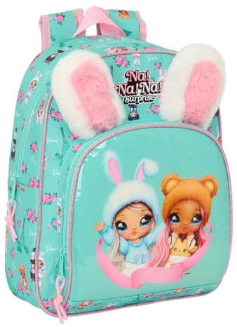 Safta NANANA BUNNY - Mochila Infantil, Ideal para Niños de Diferentes Edades, Cómoda y Versátil, Calidad y Resistencia, 28x10x34 cm