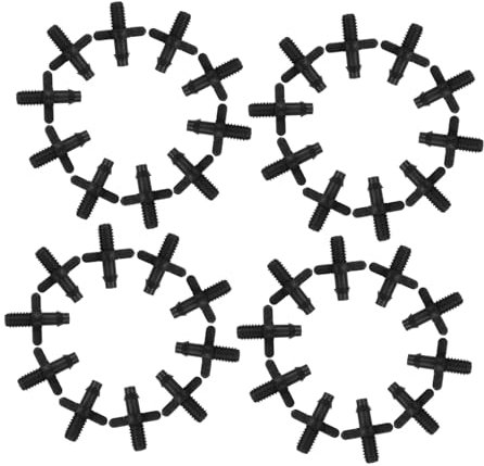 Milisten 100pezzi Connettori Barbed per Irrigazione Goccia Raccordi per Tubo Adatti per di Fiori Orti e Prati Facili da Installare e Impermeabili
