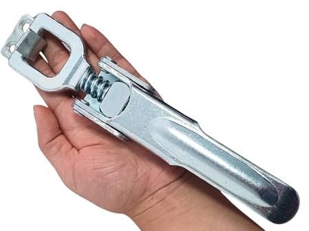 Heavy Duty Toggle Latch Clamp, 9.8Inch Toggle Latch for Door Shed Gate,Tailgate Trailer Garage, Utility Trailer Gate, Container, Fence (1 Pcs)