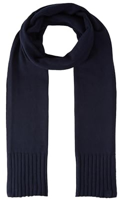 TOM TAILOR Herren 1048819 Strickschal mit Rippstruktur (1er Pack)