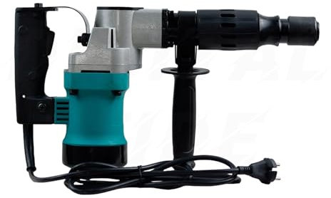 Martello elettrico for impieghi gravosi da 1200 W, trapano elettrico a percussione, perforatore elettrico for calcestruzzo ad alta potenza Per demolizione, scavo di trincee, scalpellatura