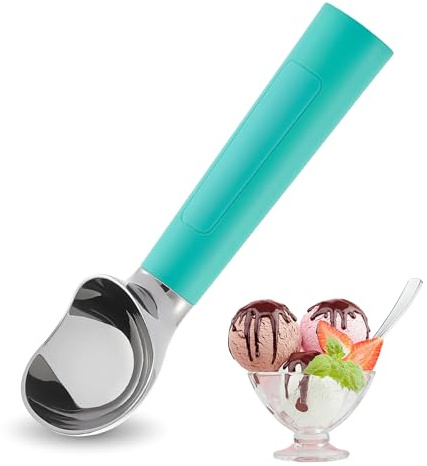 Cuillère à crème glacée chauffante rechargeable, cuillère à glace électrique avec affichage LED, chauffe à 70°C pour glace dure, facile pour les seniors et les enfants, étanche IP67