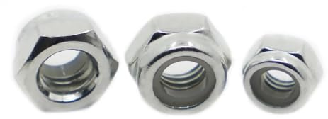 Selbstsichernde Mutter aus verzinktem Stahl M2 M2.5 M3 M4 M5 M6 M8 M10 M12 M14 M16 Kontermutter(M8 10pcs)