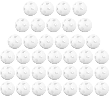 ERINGOGO 60 Stück Weiße Rasselkugeln für Babytspielzeug Geräuscharmes Kunststoff insert Sanfter Klang für Neugeborene DIY Rassel zum Einnähen in Kuscheltiere Sicher und Weich für Junge