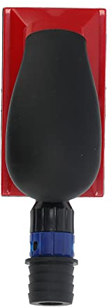 Dust Extraction Sanding Block, Handheld Vacuum Sander, 5 Inch, ABS Plastic - Adjustable Suction, Hook and Loop Base, Ideal for Wood Polishing and Cleaning