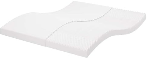Frdhee Materassi traspiranti, per un sonno riposante, materasso in schiuma bianca, 160 x 210 cm, grado di durezza a 7 zone, per camera da letto, confortevole ambiente di sonno