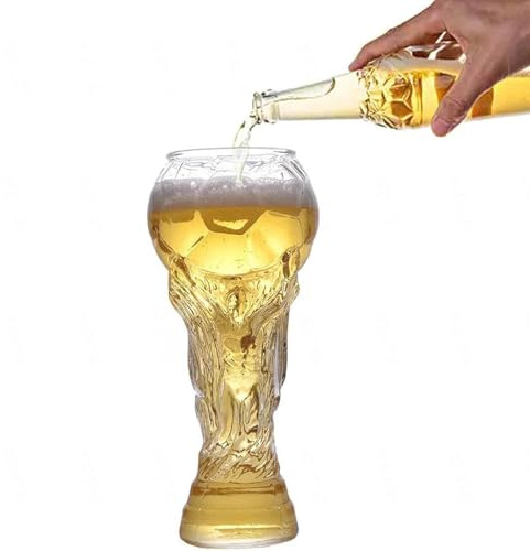 Verres à Bière pour Coupe Du Monde 2026, 800ml Cadeau Homme Foot, Verre à Bière Cadeaux pour Homme,Papa,Fête des Pères