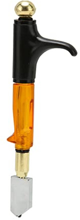 Generic Glasskärare Handgrepp Ergonomisk T-formad Skärare för Tjockt Glas - Professionellt Legeringsverktyg - Perfekt för Hantverk och Dekoration - 14 Cm Lång