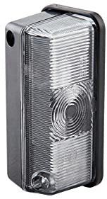 HELLA 2XS 005 020-077 Umrissleuchte - Begrenzungsleuchte - Anhänger - Wohnwagen - Halogen - 12/24V - Anbau - ECE/ADR/GGVS - Lichtscheibenfarbe: glasklar - oben/seitlicher Anbau