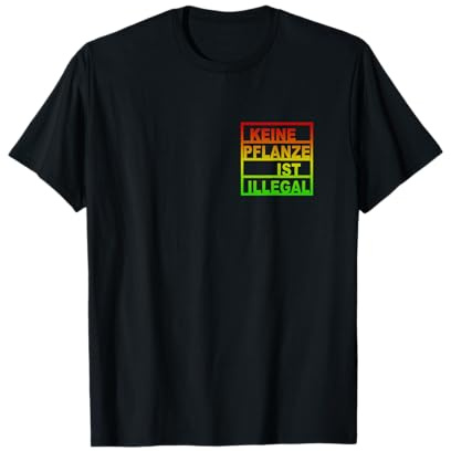 Keine Pflanze ist illegal Cannabis Kleine Demo Legalize It T-Shirt