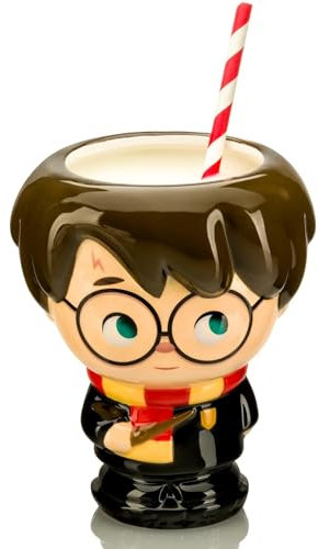 Harry Potter Jerrod Maruyama Kaffeetasse, 473 ml, Harry-Figur, Kawaii-Kelch-Design, Keramik, ohne Henkel, Cupful of Cute