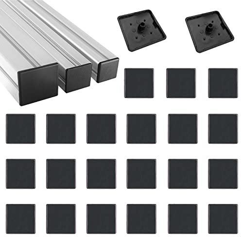 HJYZY 35 Stück Endkappen 30x30mm Abdeckkappen für Aluminium Konstruktionsprofil 3030