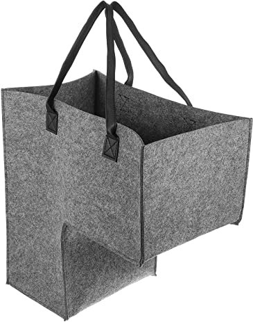 Garneck Treppenkorb Stufenkorb Filz Aufbewahrungskorb Dunkelgrau Korb L Förmig Leder Griffe Wäschekorb Spielzeugkorb Spielzeug Aufbewahrung Zimmer Zuhause Kindergarten Organizer Multifunktional