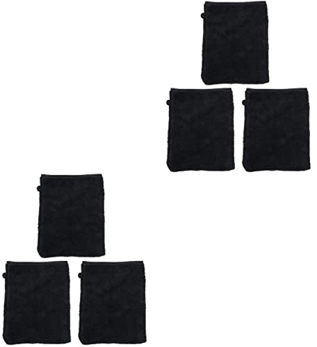 FOMIYES 2 Sets Gesichtswaschhandschuhe Make-up-entferner-handschuhe Nicht Peelende Handschuhe Für Das Bad Für Verschiedene Hauttypen 3 Stück X 2