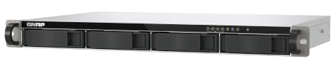 QNAP TS-432XeU NAS Rack (1U) 4 GB DDR4 0 TB QNAP QTS Nero, Grigio