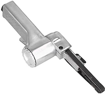 JORAsa Lijadora de Banda neumática, máquina de Cinturones de Lijado de Pulido 16000rpm Profesional 1/4 ángulo Ajustable para carpintería para compresor de Aire