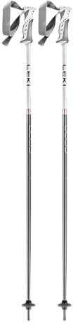 LEKI Damen Bliss Skistöcke, Gunmetal-White-roségold, 125CM