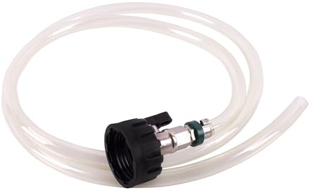 Stahlmaxx Getriebeöl Befüllschlauch universal für 1L Flasche Rücklaufventil | Füllschlauch für Adapter mit 10mm Durchmesser