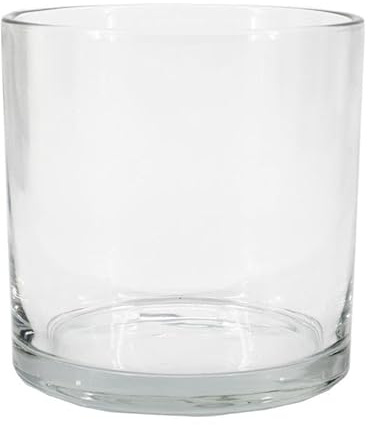 INNA-GLAS Teelichthalter Zylinder Sansa Ocean, transparent, 12 cm, Ø12 cm