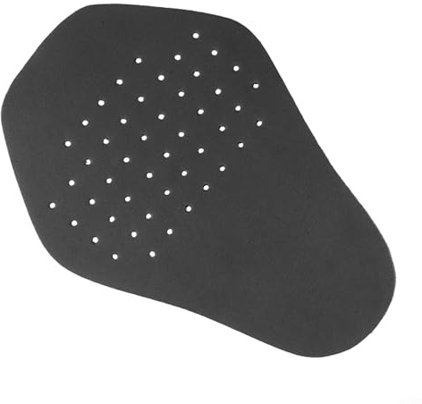 ZWEquipint Almohadilla trasera para motocicleta, protector de inserción de EVA para montar a caballo, esquí, patinaje, equipo de protección, soporte de absorción de golpes, 35 24 cm, color negro