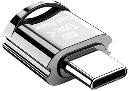 Eventerde Lecteurs de Cartes Mémoire pour Ordinateurs,Adaptateur Mémoire Type C | Adaptateur Plug and Play Haut Débit de Données Stockage Externe