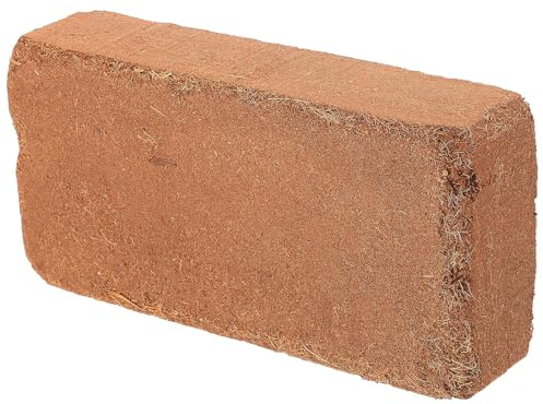 ifundom Kokosfaserblock Pflanzsubstrat Organisch 650g Kompakt Blumenerde für Zimmerpflanzen Sukkulenten Torffreies Gartenboden Substrat für Aussaat und Umpflanzen Gartenerde für Innen