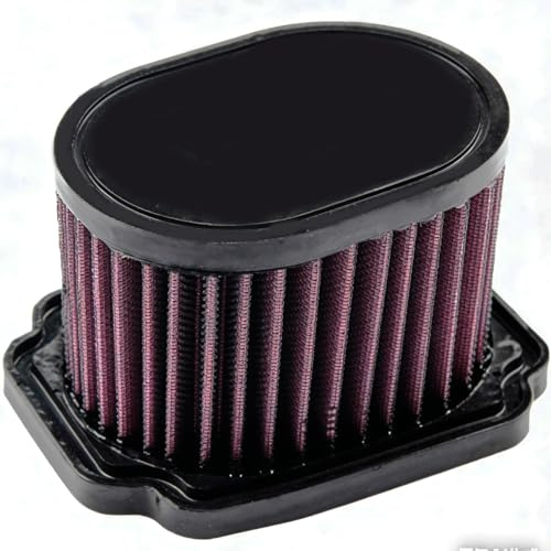 BOLOJAU FZ-07 Elemento de filtro de aire para motocicleta para Yamaha MT-07, XSR700, Tracer 700, FZ-07 2014-2019 YA-6814 Filtro de aire de alto flujo para motor YZF R7 (22-24) R-Y7N14-S2-COMBO
