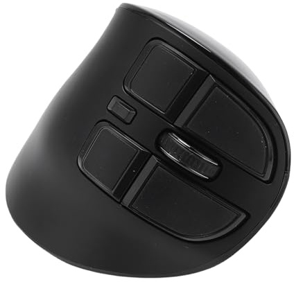Sxhlseller Mouse Wireless Verticale Ergonomico, modalità Doppia Bluetooth 2.4G, Mouse per Computer Ricaricabile con Silenzioso con 1000/1600/2400 DPI, Comfort del Tunnel Carpale Mano