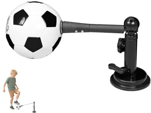 Fußball-Touch-Trainer, 360° Trainingshilfe zur Ballkontrolle | Saugnapfanker, Realistische Ballrotation, Übungsgerät für Schüsse, Pässe und Dribblings