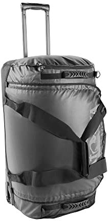 Tatonka Trolley Barrel Roller L (80 Liter) - Reisetrolley aus LKW-Plane mit Teleskop-Handgriff und großer Reißverschluss-Öffnung - 80l Reisetasche - robust und pflegeleicht (black)