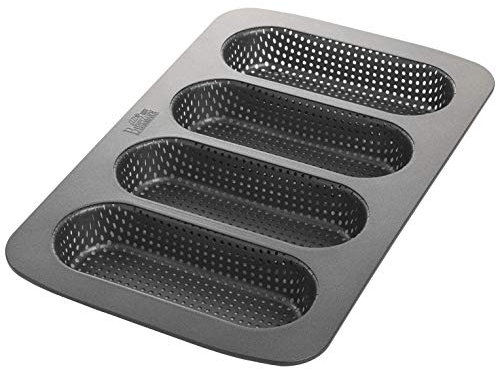 Birkmann Piastra Antiaderente Stampo da Forno, Acciaio, Grigio Scuro, 34,7 x 21,5 x 3,08 cm