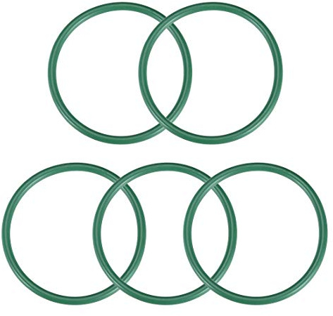 sourcing map 10 Dichtungsringe 12x9x1,5mm FKM O Ring Fluor Gummi Öl Säure Temperaturbeständigkeit Unterlegscheiben für Industerie Maschinen Auto Reparatur Pneumatik, Braun