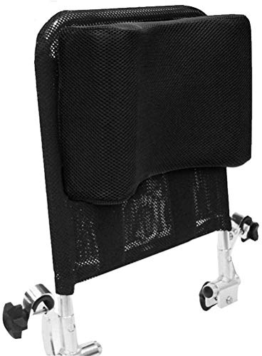 Einstellbare Rollstuhl Kopfstütze Rückenlehne Neck Unterstützung, Komfortable Sitz Zurück Kissen U Typ Kissen, tragbare Neck Rest Kissen Back Extension Kissen für Reise Rollstuhl Zubehör (Schwarz)
