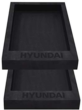 HYUNDAI Werkstattwageneinlage SET 02 für Werkstattwagen, 2x1/2 Einsatz für Schublade, individuell bestückbar (Universaleinlage, Schubladeneinsatz, Hartschaumstoffeinlage, Werkzeugeinlage)