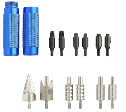 Burstfire - Case Prep Tool Kit - Primer Pocket Reamer, Primer Pocket Uniformer, Primer Pocket Gauges, Primer Pocket Cleaners, Chamfer & Debur Tools + Handle & Storage Case - for Reloading