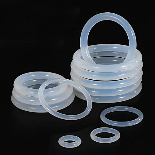 Silikon O-Ringe CS : 3.5mm DE: 10-160mm Weiß Silikon O-Ring Dichtung Silikon O-Ringe O-Ringe Gummidichtungs-OD 145mm (3 Stück), 3.5mm