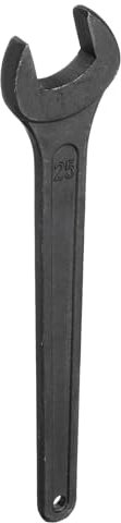HARFINGTON Single Open Ended Spanner Wrench, 25mm, Thicken Carbon Steel Open End Wrench Tool for Automotive Repair and Furniture Assembly, Black